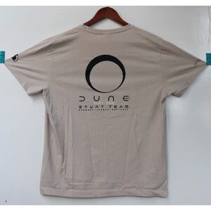 DUNE Part 2 Film Crew T-Shirt Stunt Team 2022 Hungary Jordan UAE Tan Size‎ XL